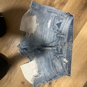 American Eagle Outfitters Women's Blue Denim Shorts